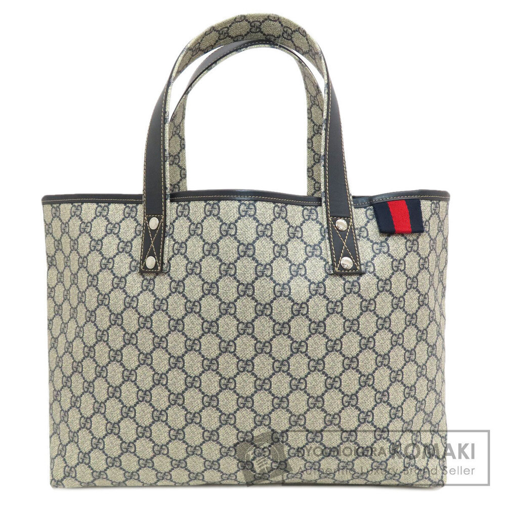 Gucci GG Plus Monogram Signature Web Loop Tote navy Blue